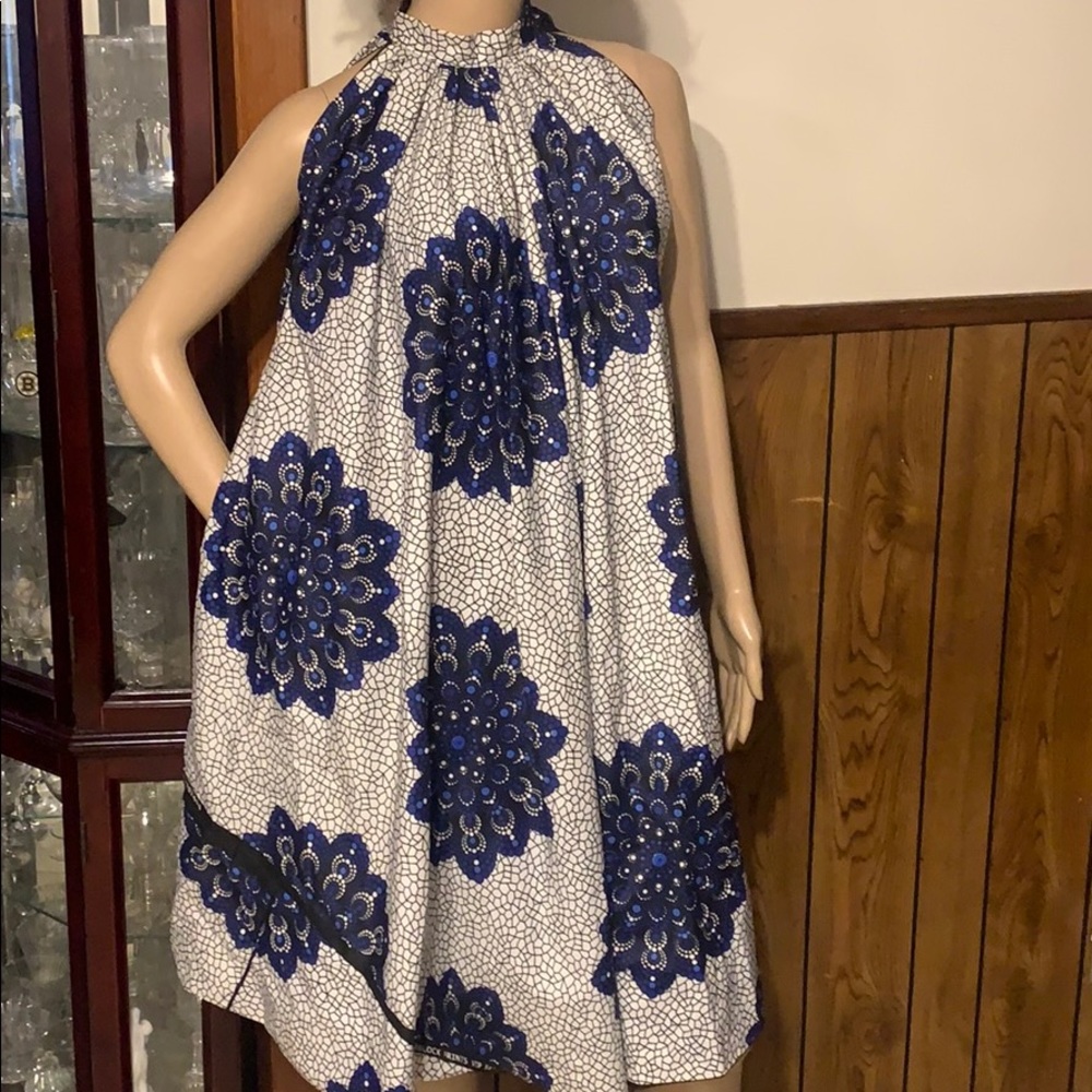 African Dashiki Midi Dress